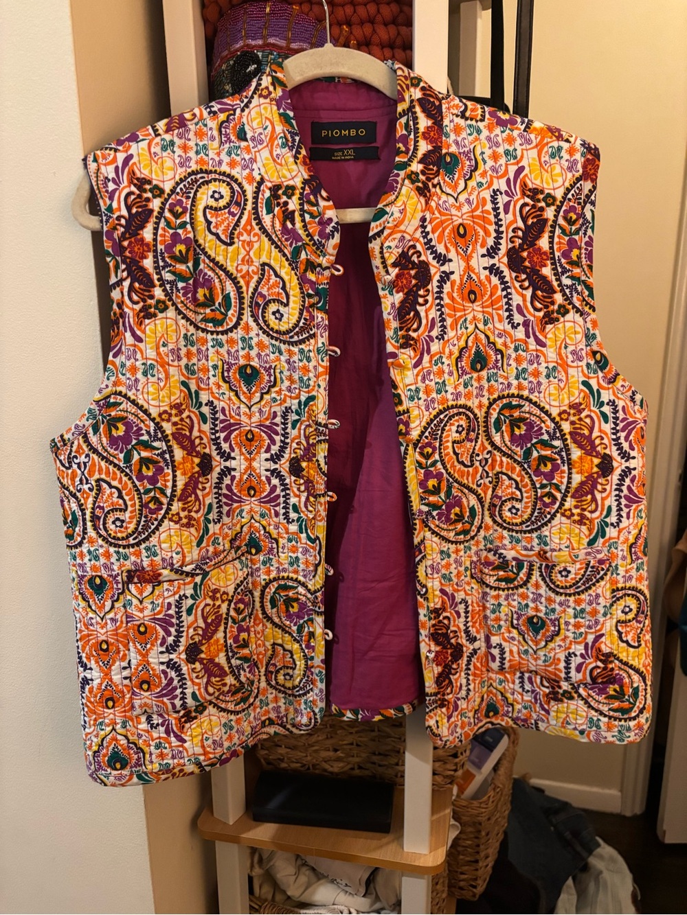 Piombo quilted vest